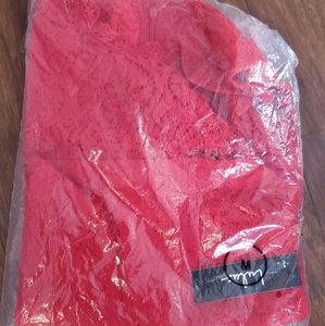 Lulu's Red Lace dress